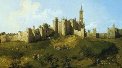 Alnwick Castle, Canaletto - circa 1747-1752